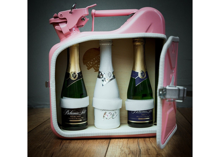 Mini Kanister Bar set šumivých vín Bohemia Sekt